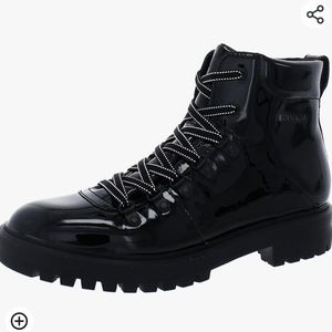 Cougar Nash Patent leather hiking boots black